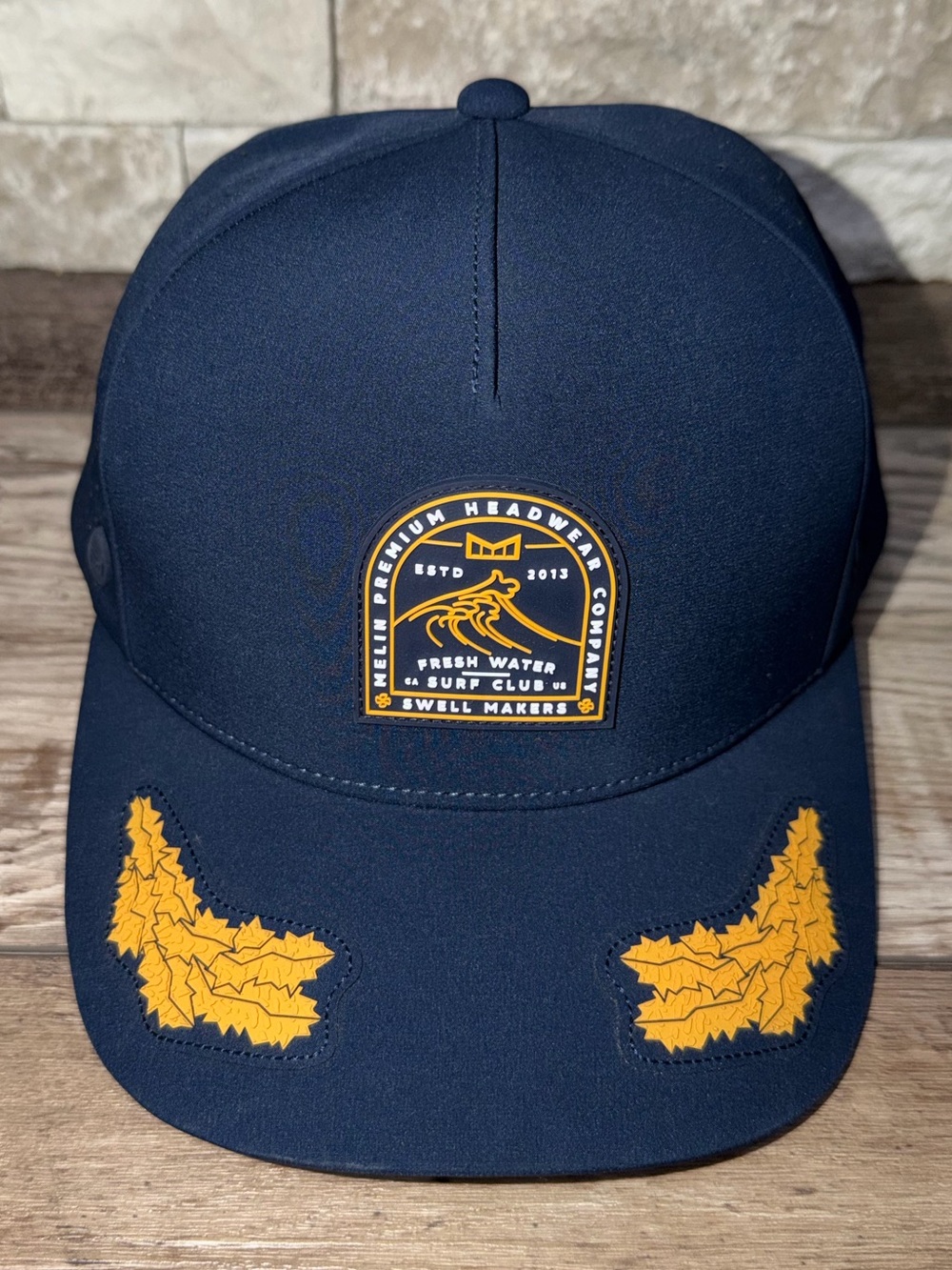 Melin Men’s Small Hydro A-Game Captains Hat Navy Blue Snapback